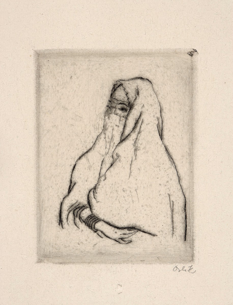 Verschleierte Araberin 1912