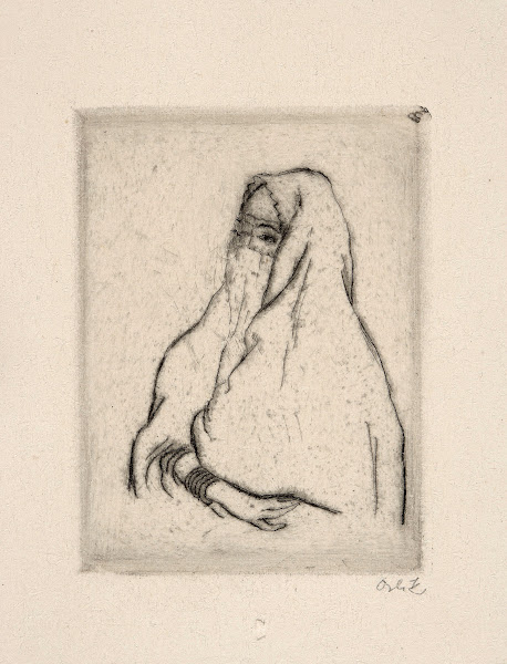 Verschleierte Araberin 1912