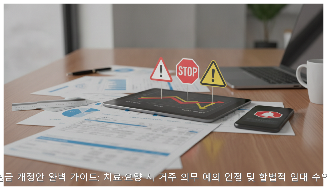 2026년 주택연금 개정안 완벽 가이드: 치료·요양 시 거주 의무 예외 인정 및 합법적 임대 수익 극대화 전략 핵심 안내 및 분석 인포그래픽 (8)