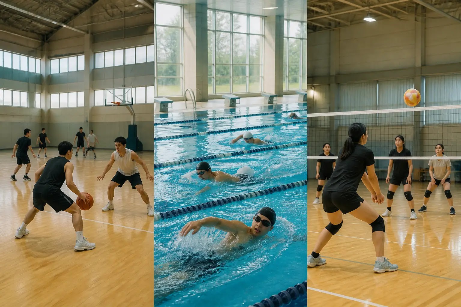 AI-generated Sports Daily Brief multi-story editorial montage