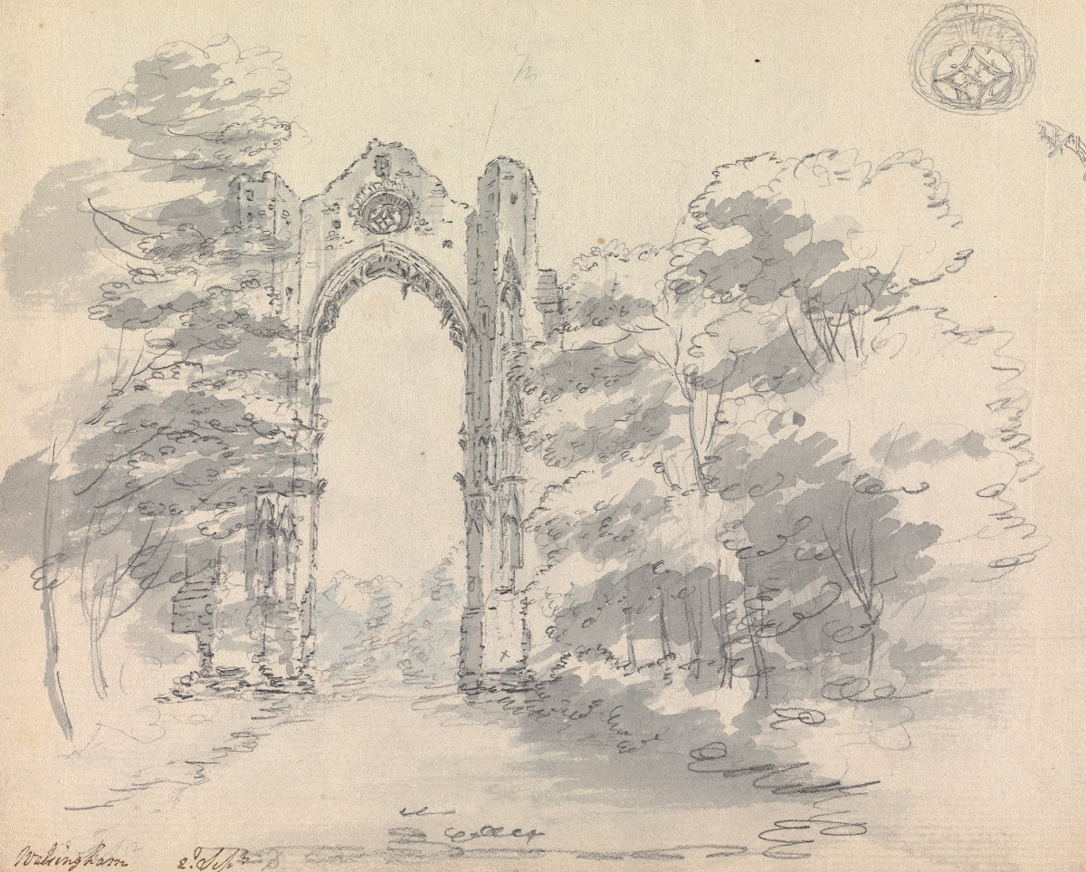 Walsingham Priory Norfolk England 1790