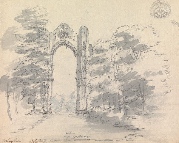 Walsingham Priory Norfolk England 1790