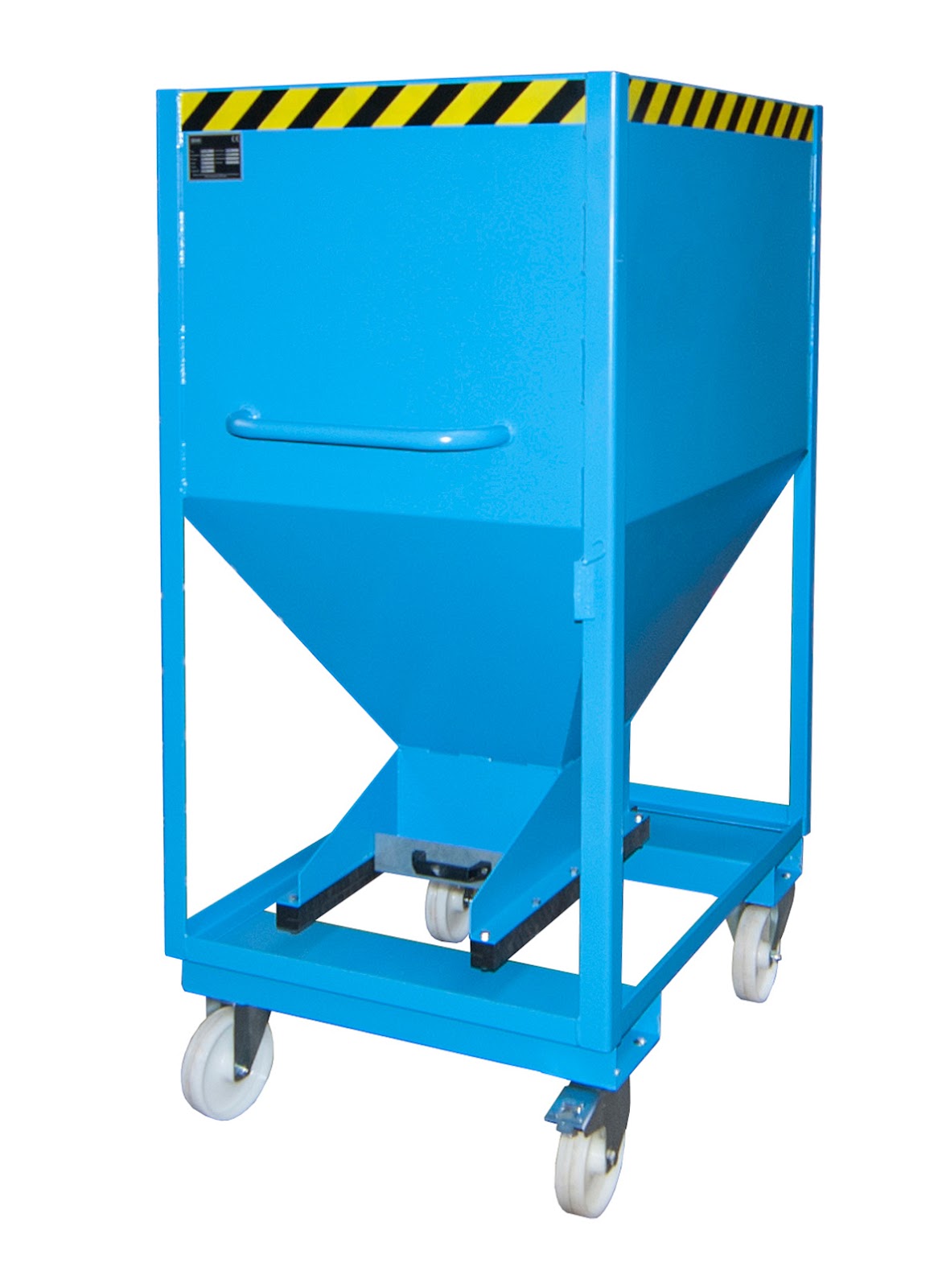 Silocontainer SRE-D 600, gelakt, Lichtblauw
