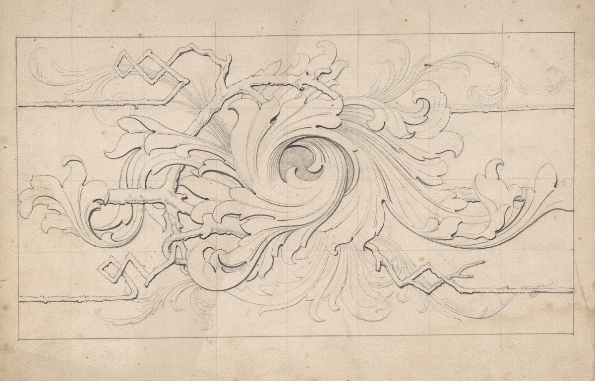 Designs for borders and corners acanthus 18301904