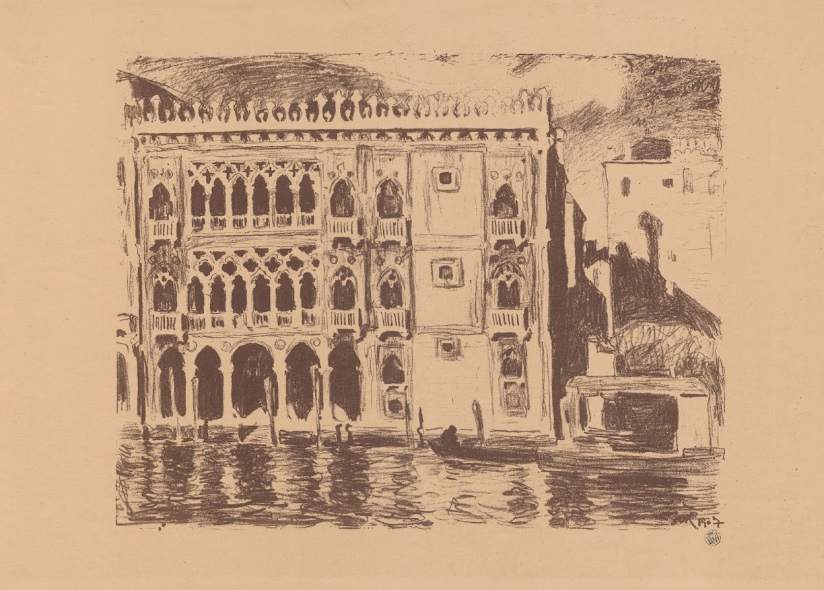Ca dOro Palace in Venice 1907