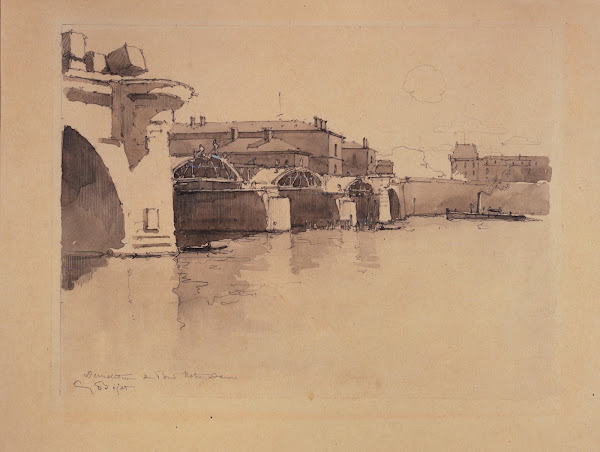 Démolition du pont Notre Dame 1867   1931