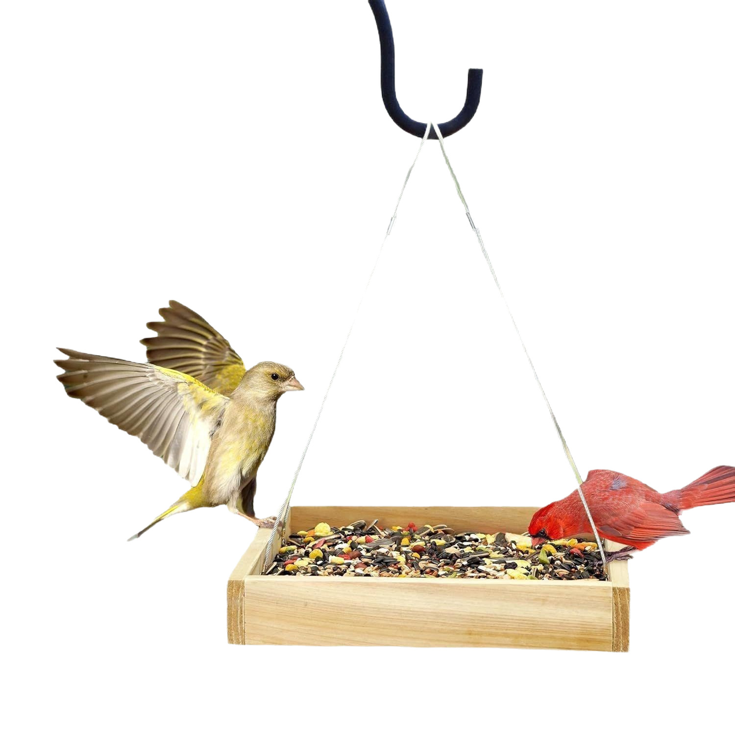 Holz-Vogelhaus zum Aufhängen