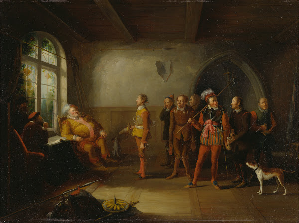 Falstaff and the recruits from Henry IV Part II ca 1818