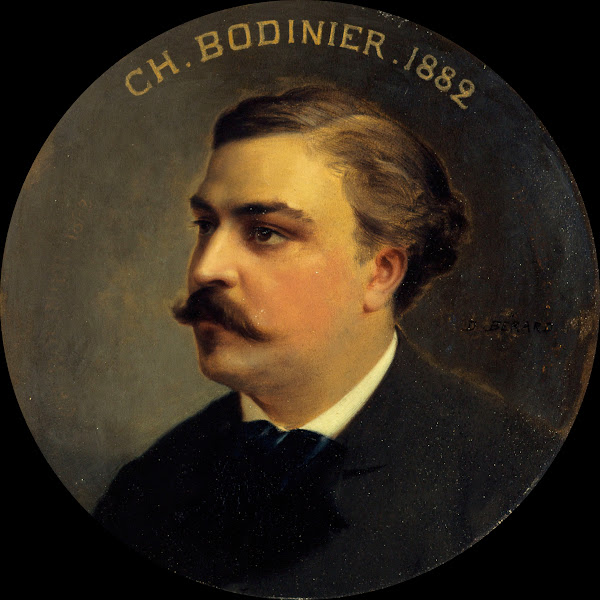Portrait de Charles Bodinier 1844 1911 caissier de la Comédie Française 1883
