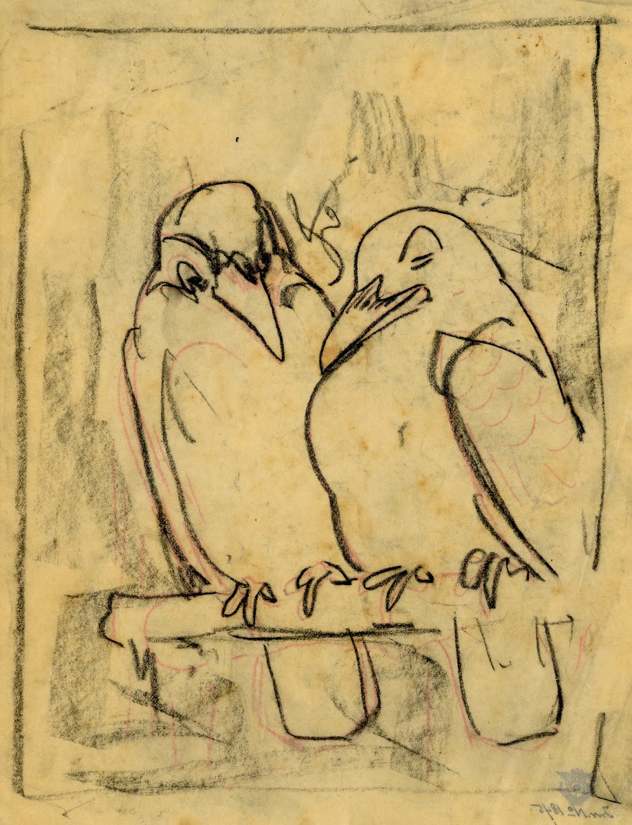 Twee kauwtjes 1902