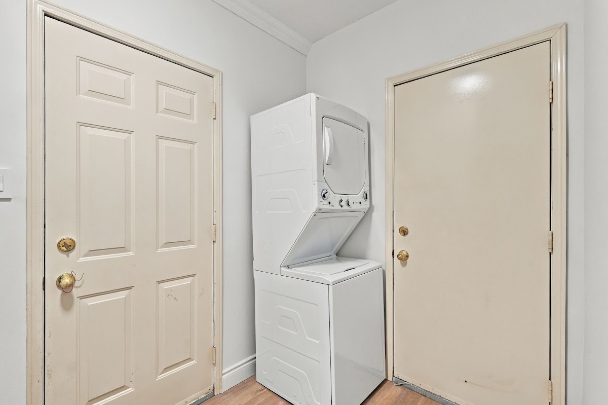 Main floor laundry with its own shower