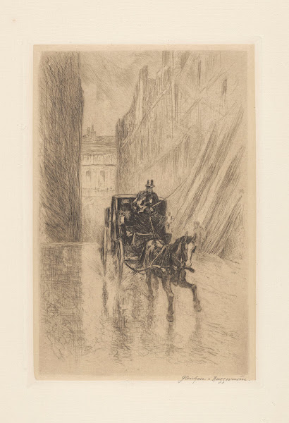 City Landscape with a Horse Cab 1888