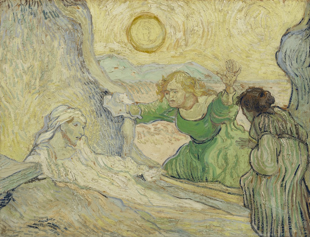 The raising of Lazarus after Rembrandt