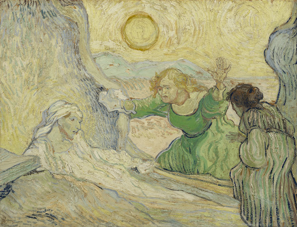 The raising of Lazarus after Rembrandt