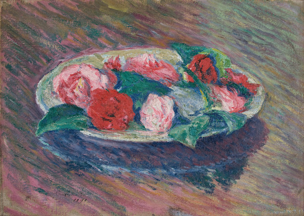 Camellias in a Bowl 1891
