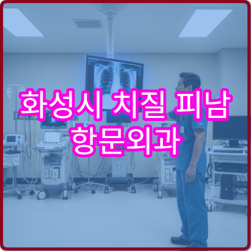 화성시 치질 피남 항문외과 레이저 치료 병원