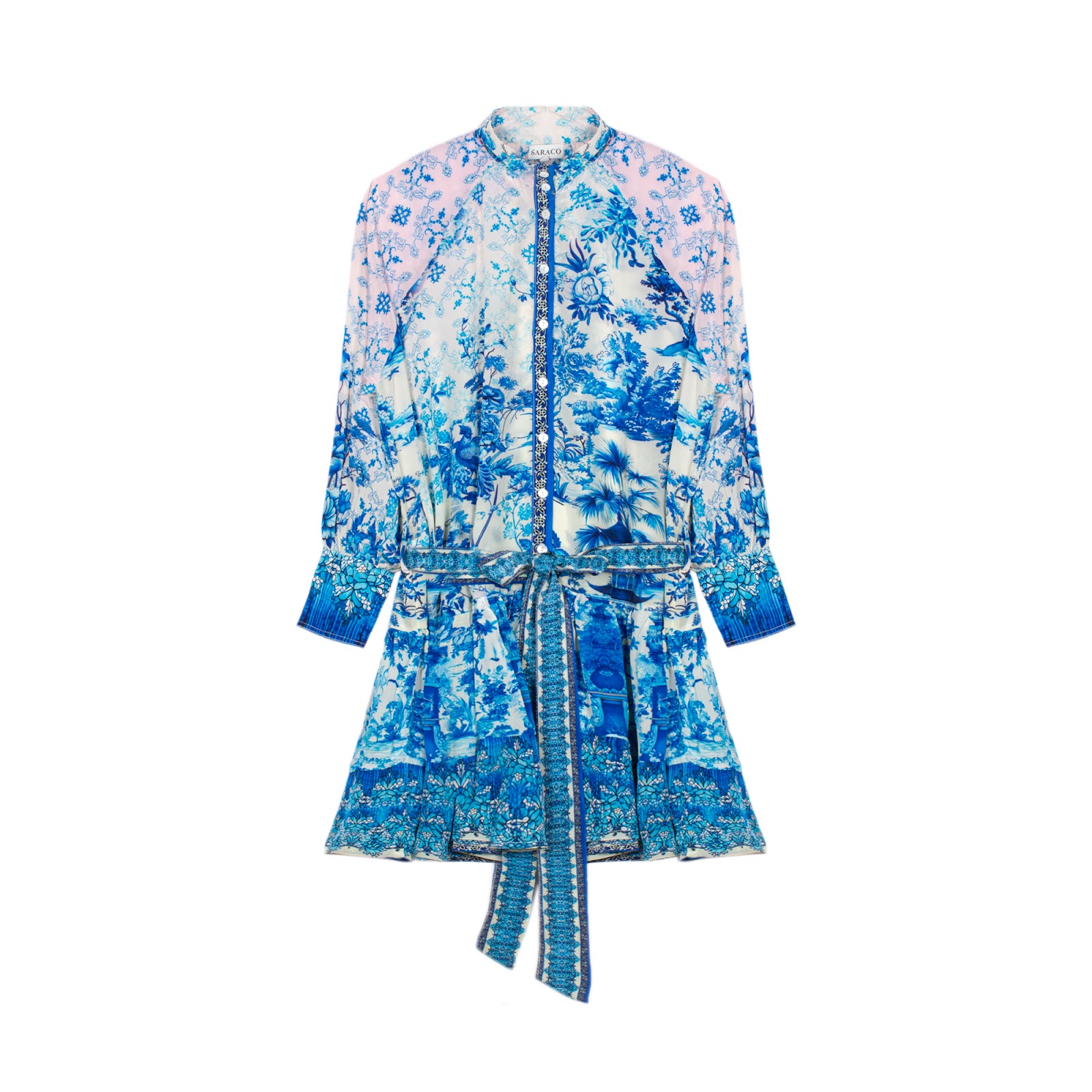 Azure Bloom Dress