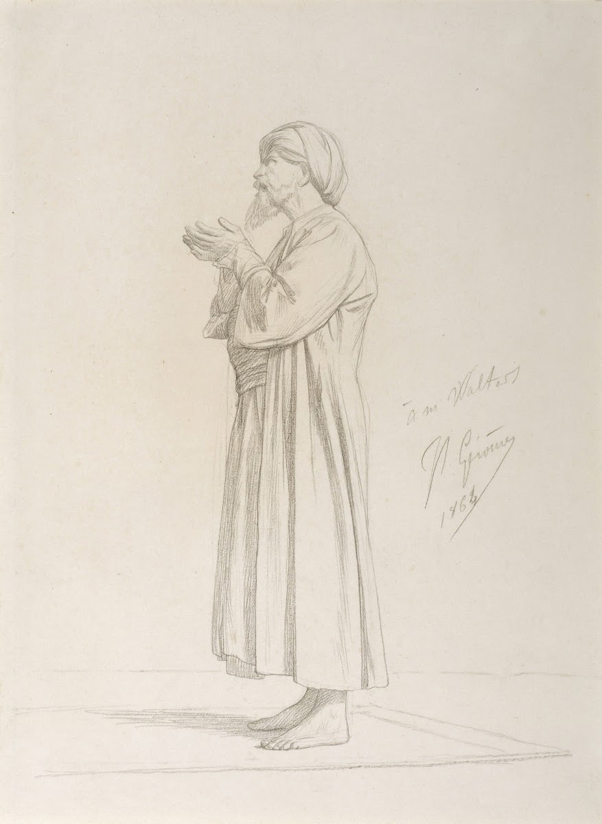 Arab Standing in Prayer 1864