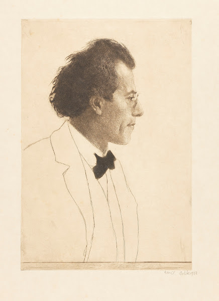 Der Komponist Gustav Mahler 1902