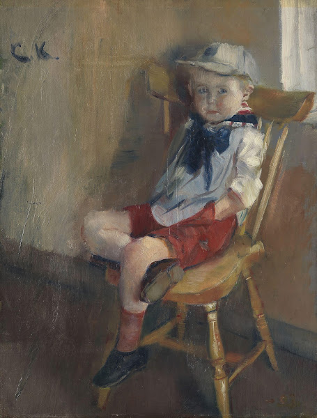 A little Boy on a Chair 1888