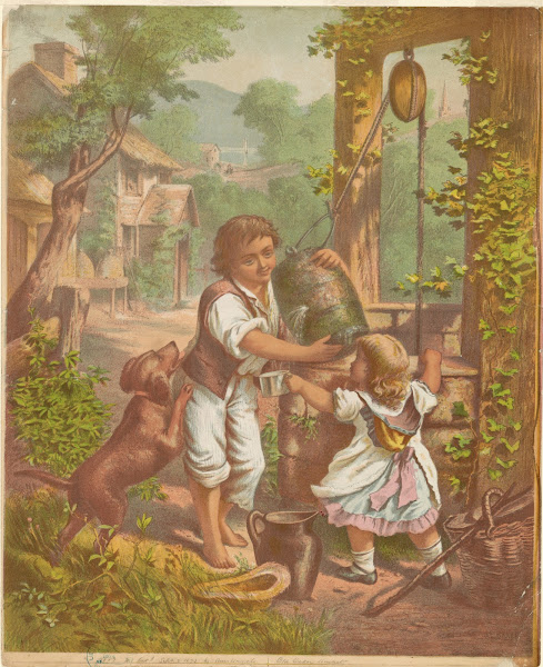 Old oaken bucket 1873