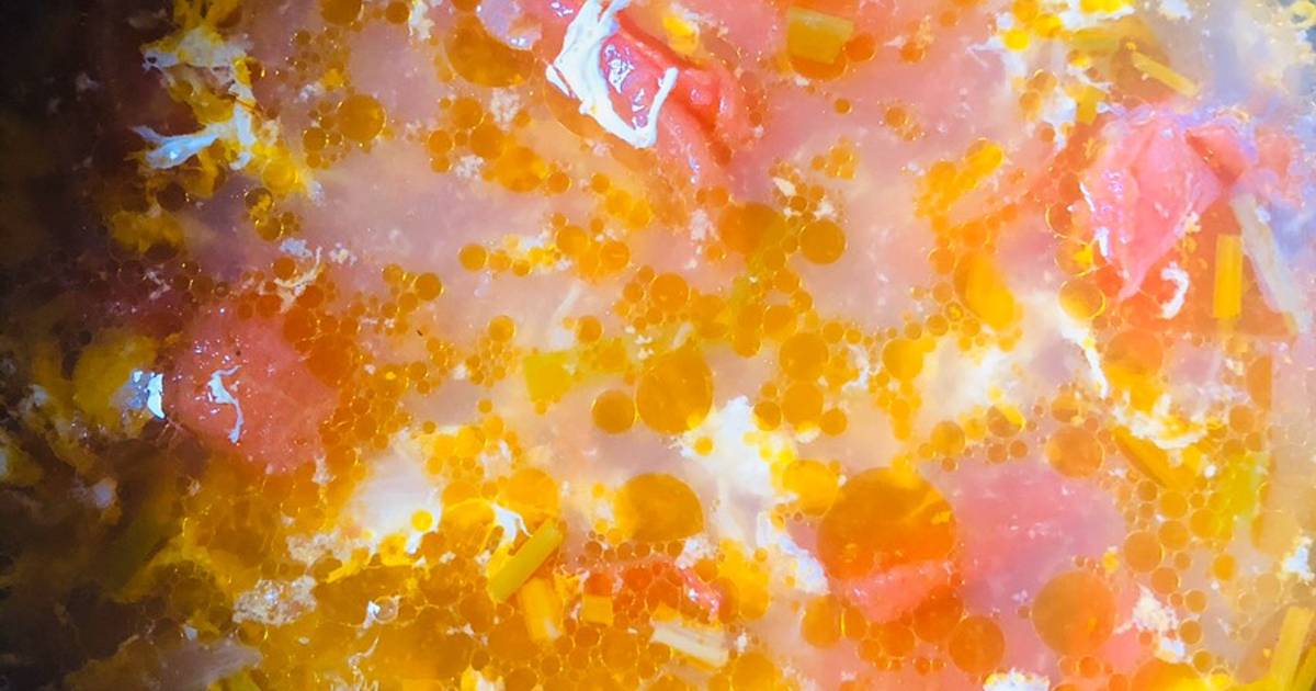 Canh cà trứng giá đậu