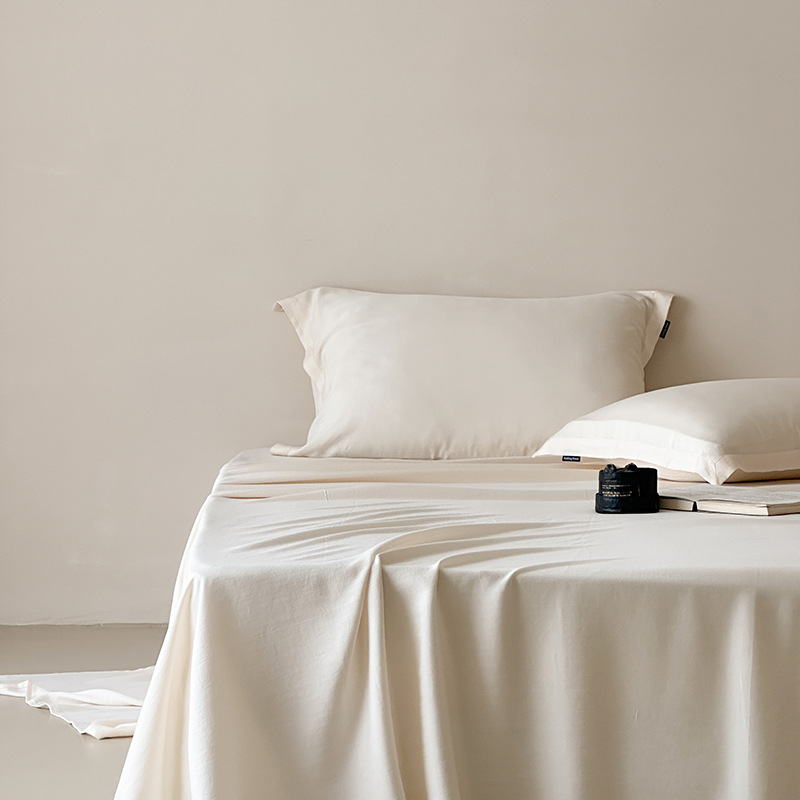 Lyocell fiber sheet, sand-washed