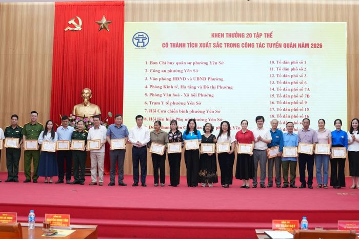 Phường Yên Sở hoàn thành 100% chỉ tiêu tuyển quân 2026 - Đài Phát thanh và truyền hình Hà Nội