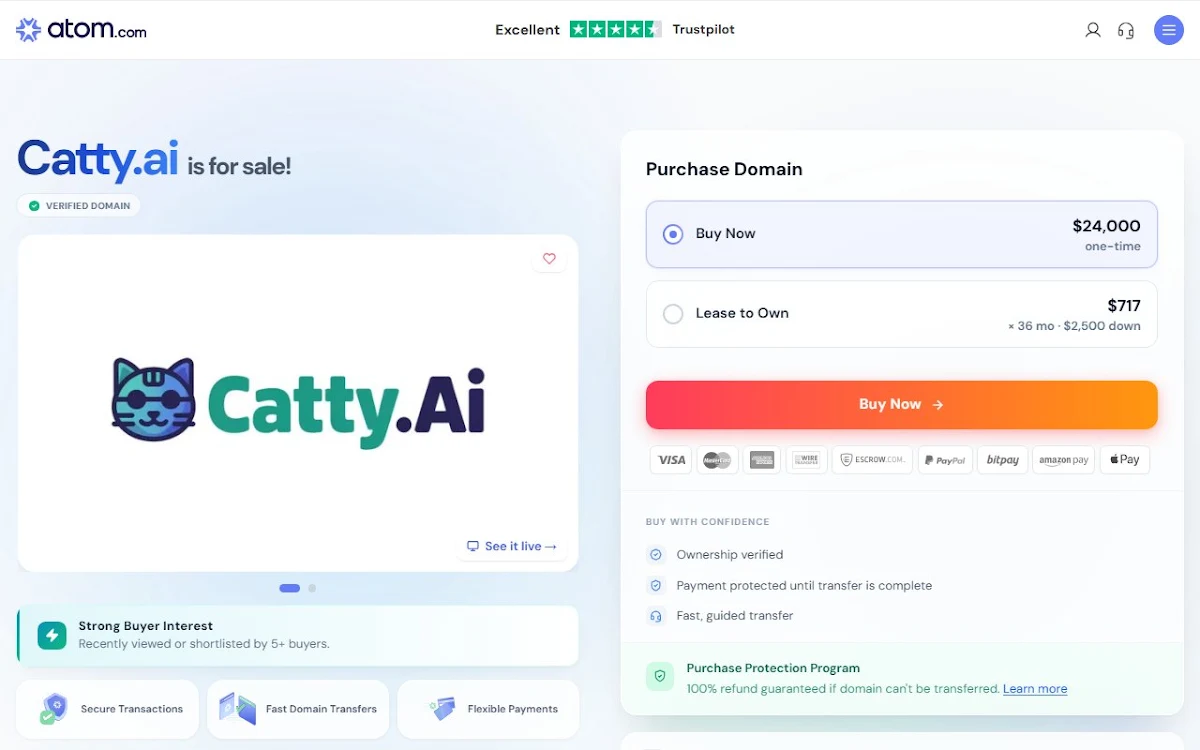 Captura de Catty AI