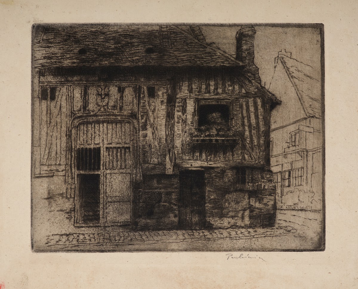 Old house in Honfleur 1906