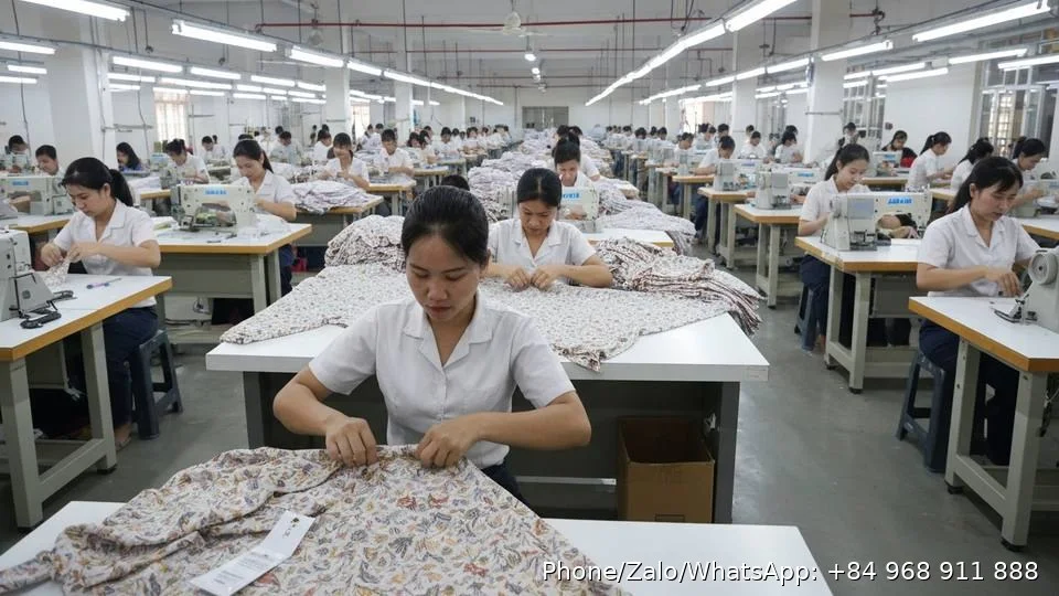 Printed Cotton Fabric - Gold Garment Vietnam