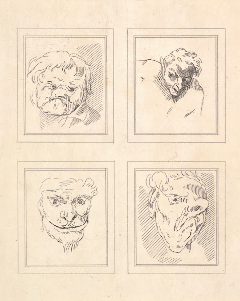 Characaturas by Leonardo da Vinci Pl11