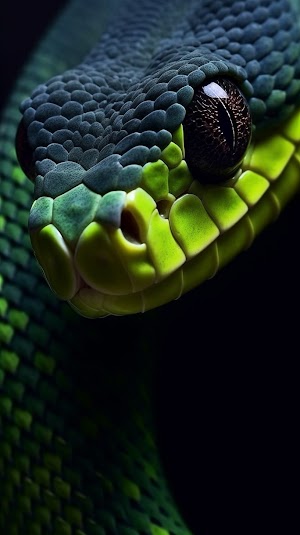 Green Snake Picture
