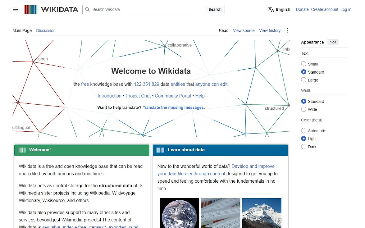 Captura de Wikidata