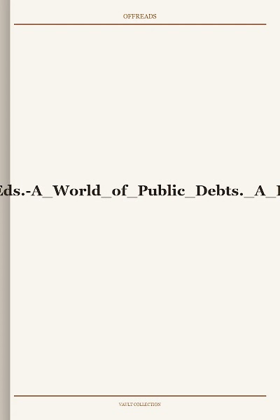 Barreyre and Delalande-Eds.-A World of Public Debts. A Political History-2020