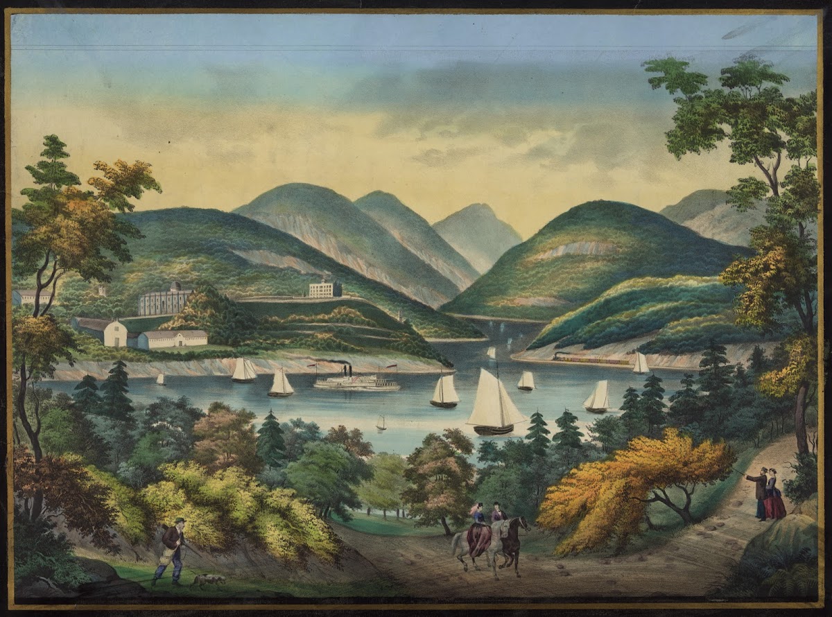 West Point on the Hudson 1874