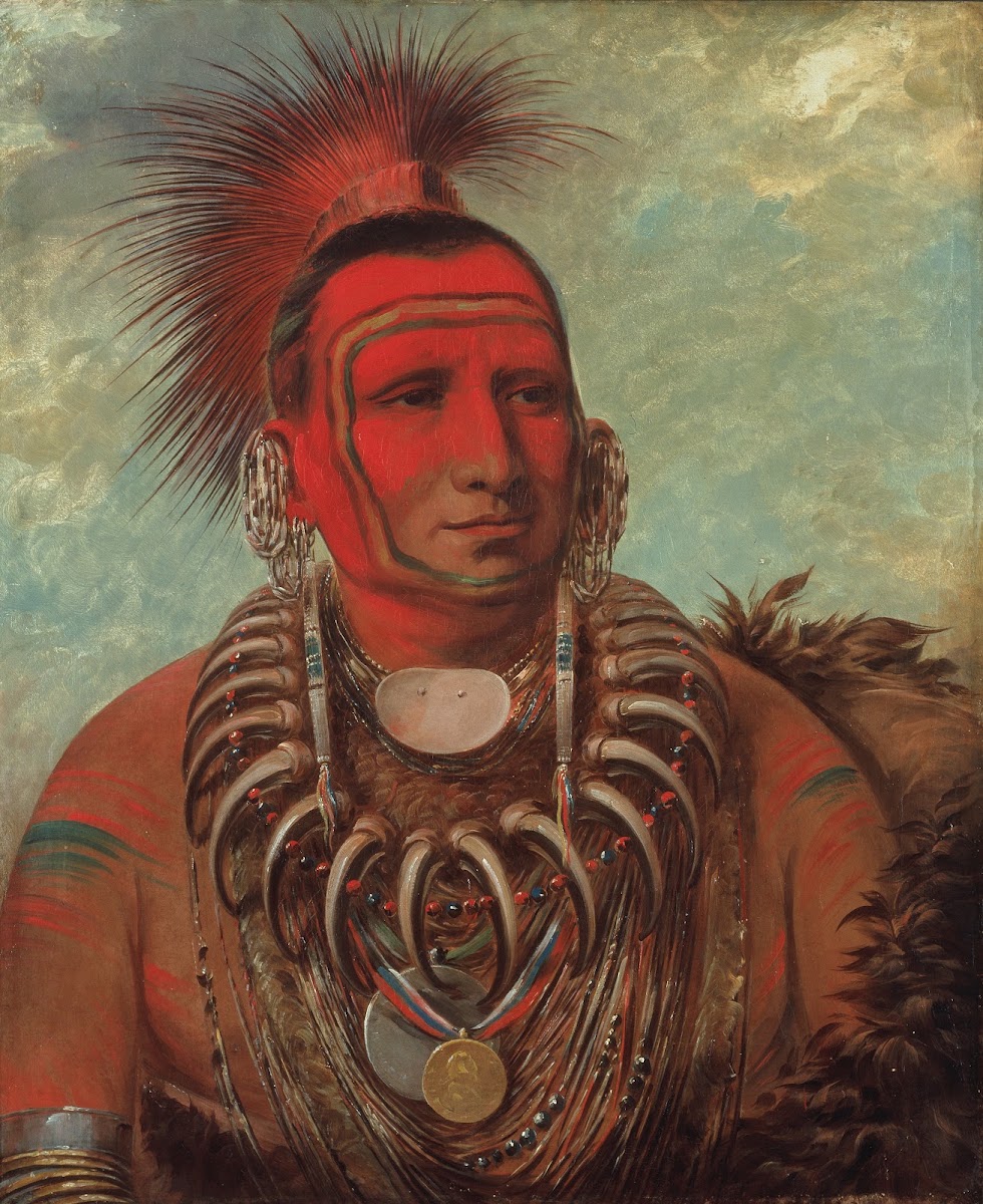 Shon Ta Yi Ga Little Wolf a Famous Warrior 1844 1845