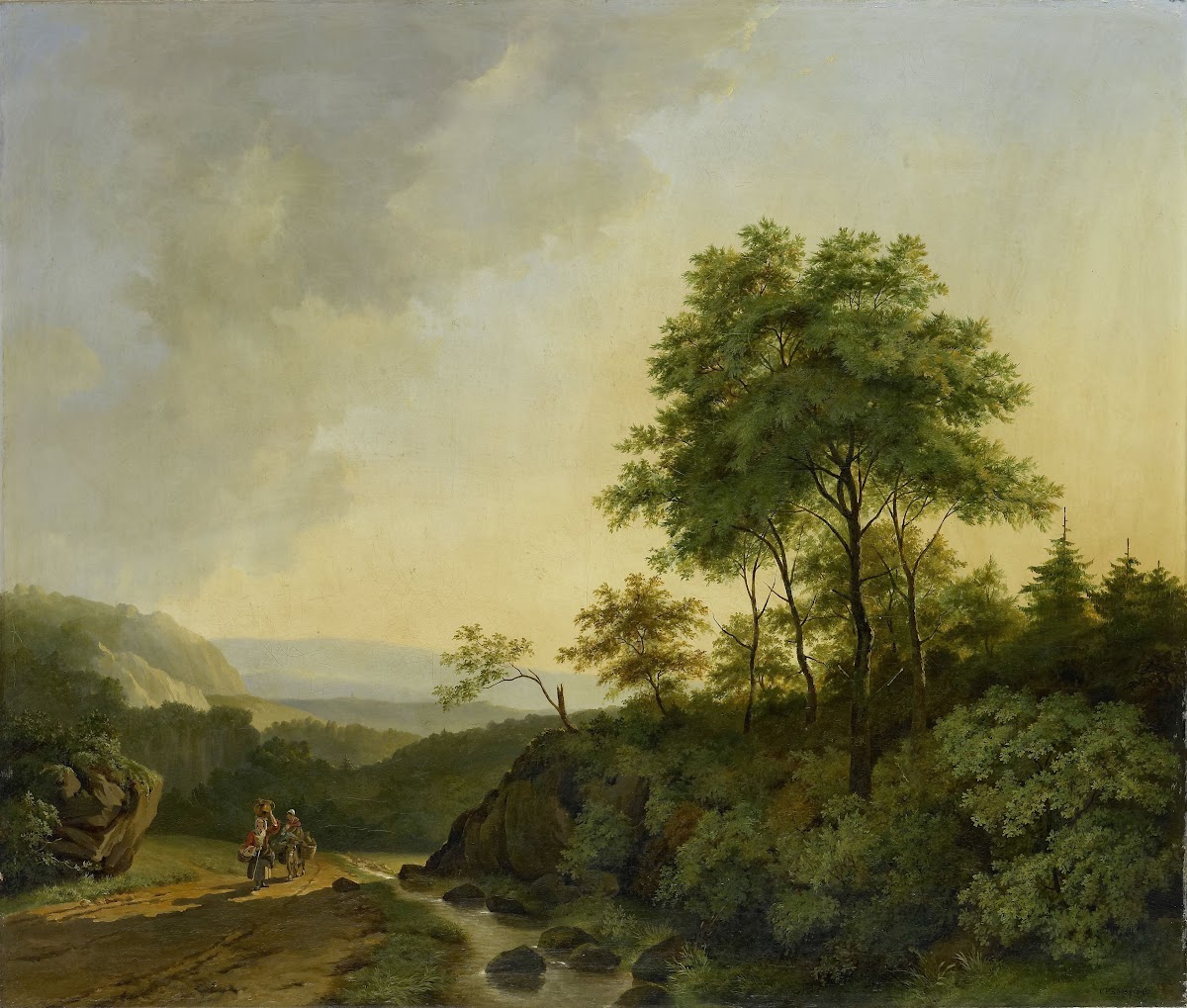 View in the Harz Mountains 1840