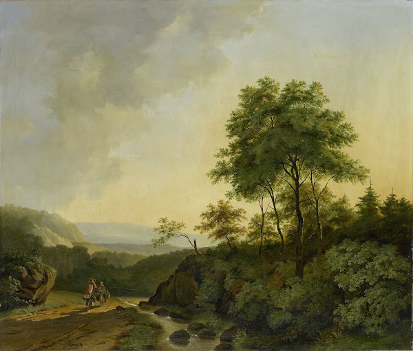 View in the Harz Mountains 1840