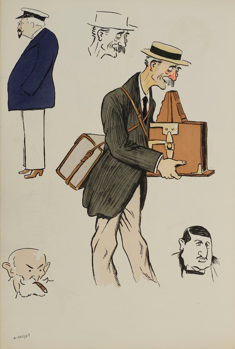 M Legru M Raphael M Landau Lucien Cahen 1912
