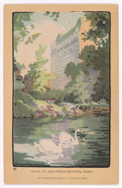 Hotel Plaza from Central Park 1914