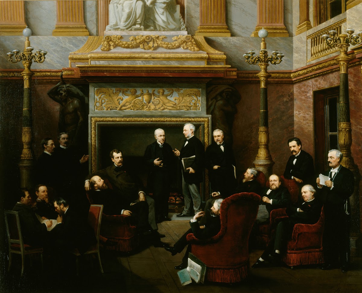 Le Fumoir De LAssembléE Nationale Au ChâTeau De Versailles En 1876 1876