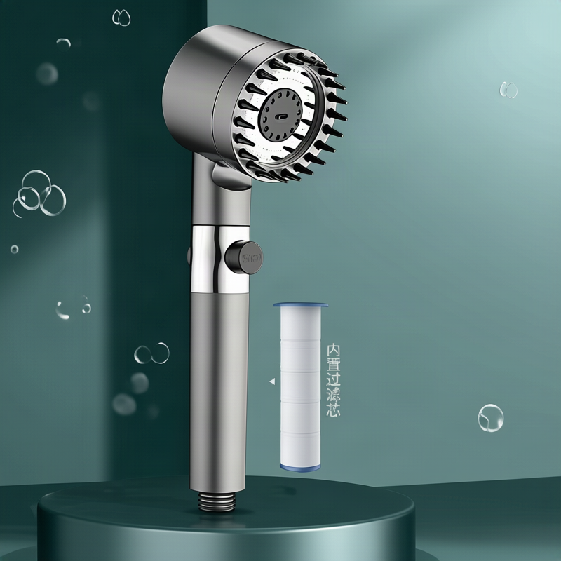 Multifunktions-Duschkopf mit LED und Massagefunktion