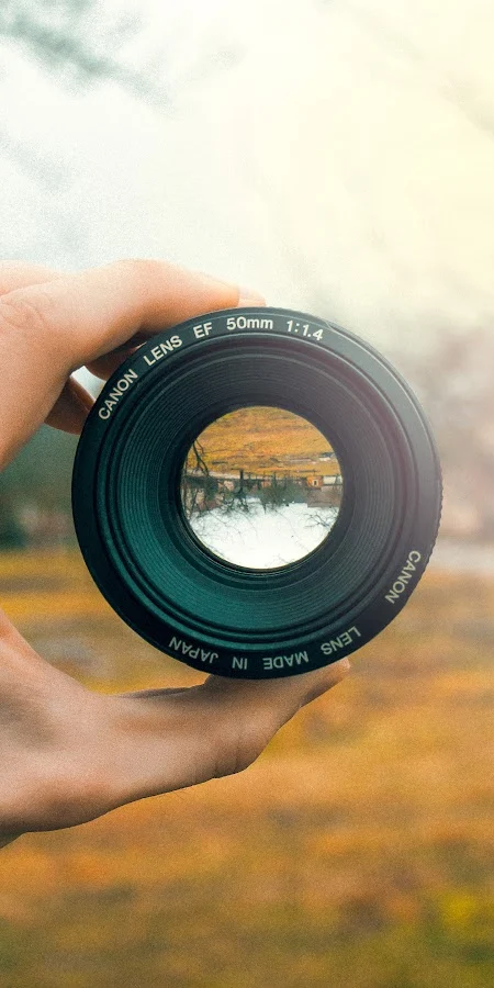 Lens, Camera, Nature 5K Phone Wallpaper