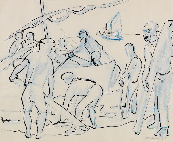 Boats on the Water II 1925