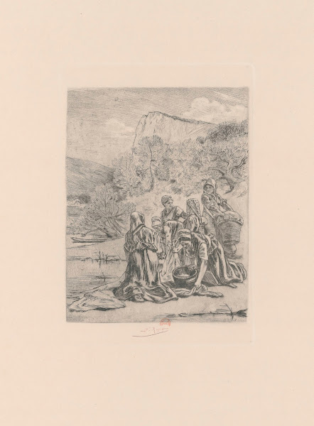 La buée dautomne en Ardennes les laveuses 1874