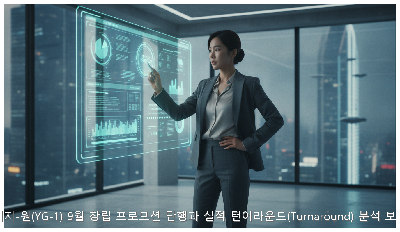 와이지-원(YG-1) 9월 창립 프로모션 단행과 실적 턴어라운드(Turnaround) 분석 보고서 핵심 안내 및 분석 인포그래픽 (8)