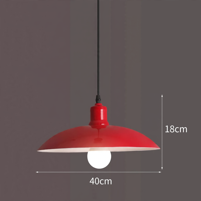 Vintage pendant light, industrial style, adjustable