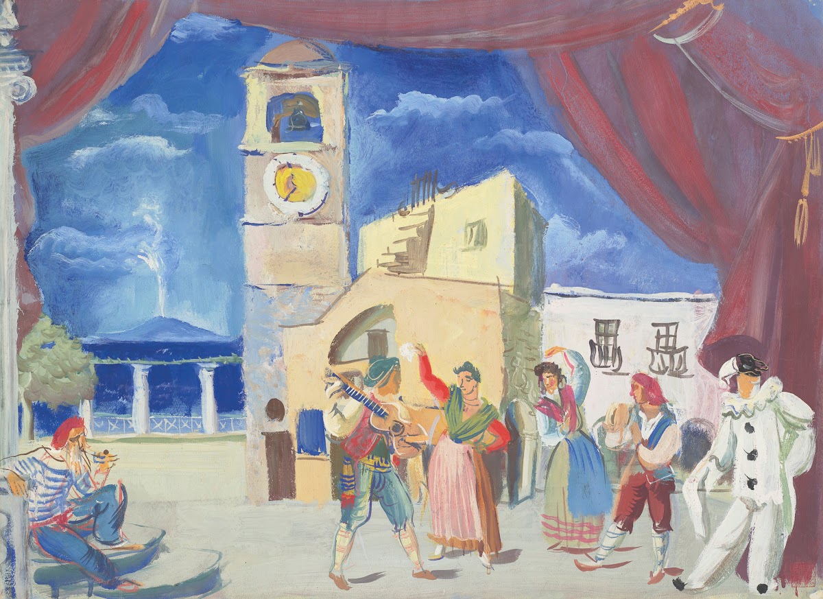 Street musicians and dancers Capri