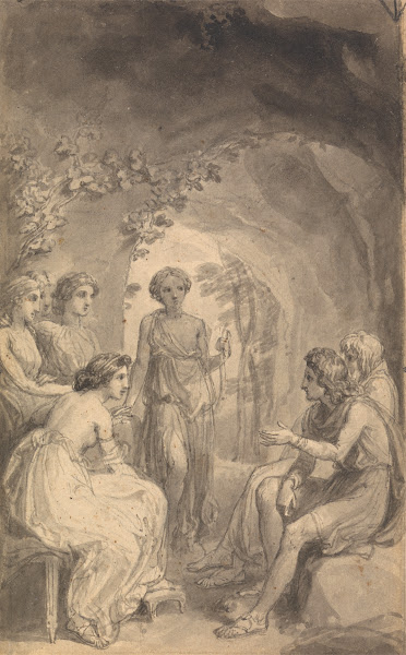 One of Six Illustrations to Fenelons The Adventures of Telemachus son of Ulysses